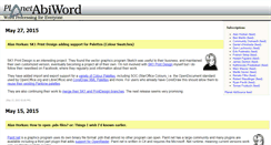 Desktop Screenshot of planet.abisource.com